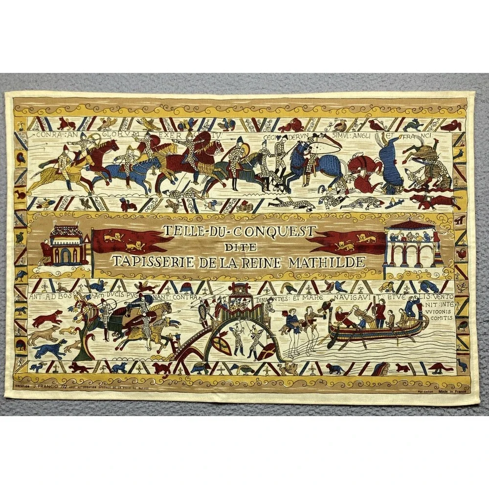 TELLE DU CONQUEST DITE‎ Tapisserie De La Reine 28